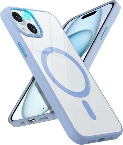 Vista 11 de Funda para iPhone 13 Pro compatible con MagSafe, funda magnética transparente para iPhone 13 Pro con funda protectora delgada a prueba de golpes