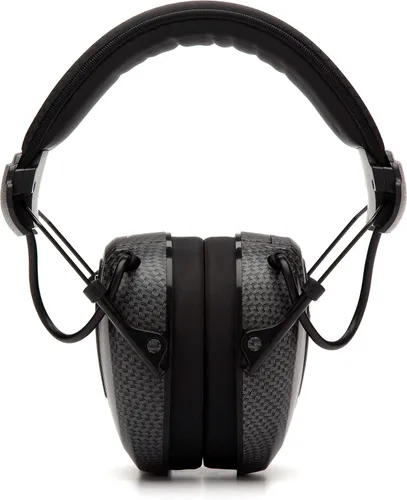 Vista 3 de Venture Gear Clandestine - Orejeras electrónicas de protección auditiva NRR 24dB, patrón de grafito negro