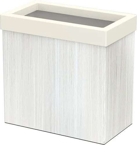 Vista 12 de Gatco Cubo de basura rectangular moderno, latón cepillado, cubo de basura de acero inoxidable con tapa extraíble, a prueba de fugas, capacidad de 3