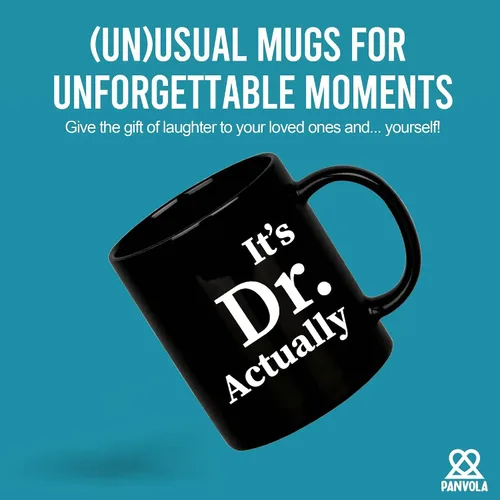 Vista 2 de Taza de cerámica con texto en inglés "It's Dr Actually Doctorate", regalo de graduación para estudiantes de doctorado, doctorado, nuevo médico, taza