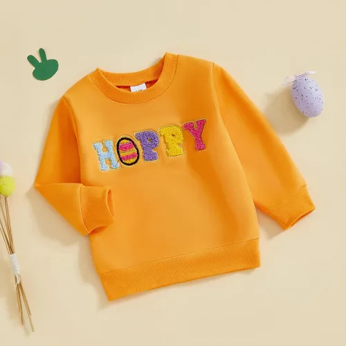 Vista 256 de Traje de San Valentín para bebé, niña, niño, traje de San Valentín, sudadera de manga larga con estampado de corazón