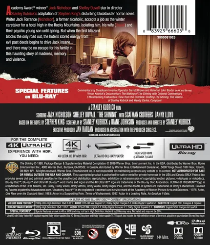 Vista 2 de The Shining (4K Ultra HD) 4K UHD
