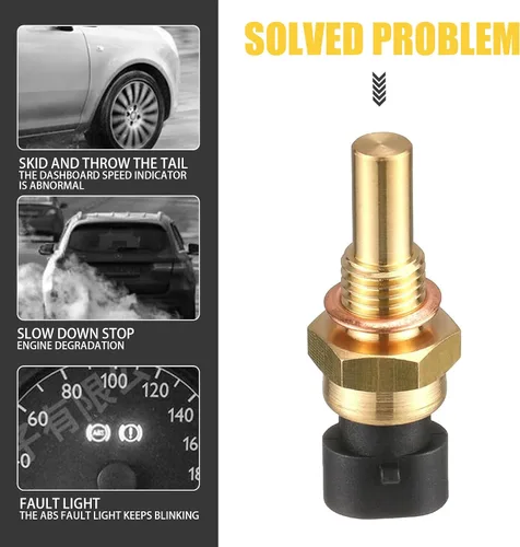 Vista 5 de Pack-1 Sensor de temperatura del agua del automóvil, piezas de repuesto 15404280 12191170 60811520 12608814, accesorios de sensor de temperatura ECT