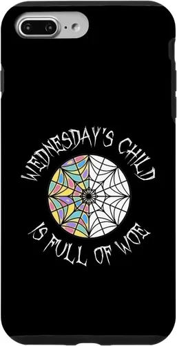 Vista 12 de Wednesday's Child Full of Woe - Carcasa redonda para iPhone 16