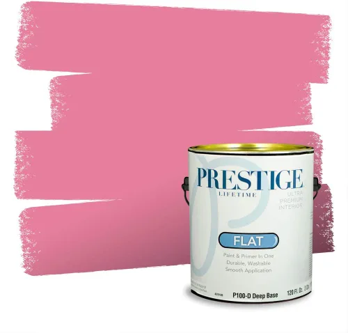 Vista 645 de Prestige Paints Pintura exterior e imprimación en uno, 1 galón, plano, coincidencia comparable de Valspar* Amber Rose*