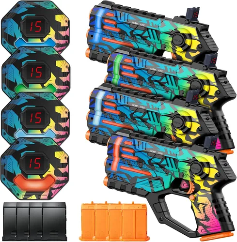 Vista 10 de Juego de pistolas láser de 2-8, 9, 10, 11, 12, 13, 14+ años