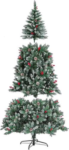Vista 3 de 7.5ft Pre-Lit Artificial Christmas Tree