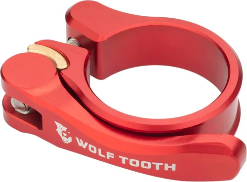 Vista 17 de Wolf Tooth Abrazadera de tija de sillín de liberación rápida QR - 1.126 in, verde
