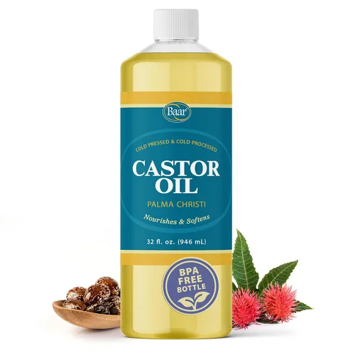 Vista 10 de Baar Productos - Aceite de ricino Roll-On 3 oz [Salud y Belleza] Aceite de ricino orgánico, aplicador fácil de enrollar, rutina de cuidado