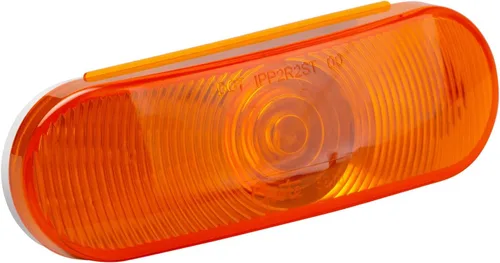 Vista 3 de Grote 54702 Luces LED Ovaladas de 6" de Parada, Trasera y Giro con Respaldo Integrado, Carcasa Rígida Integrada Rojo