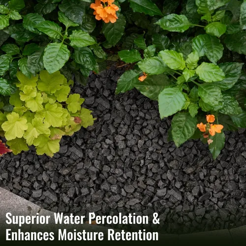 Vista 4 de NUPICK Rocas de grava de 10 libras, guijarros pulidos de 0.5 a 0.7 pulgadas para plantas, pecera, jarrón transparente y más, piedras negras