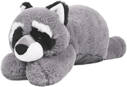 Vista 9 de ARELUX Animales de peluche de zorro rojo suave de 18 pulgadas: almohada de cuerpo de zorro de peluche linda y acogedora, juguetes de animales