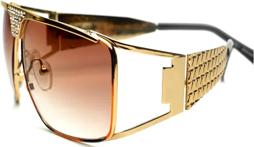 Vista 9 de zeroUV Gafas de sol grandes Elvis King Of Rock & Roll Aviator 2.480 in