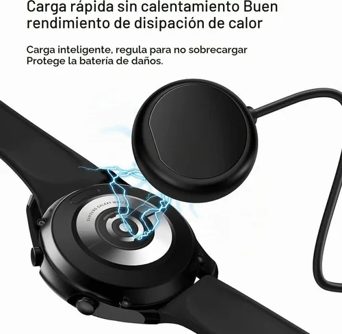 Vista 6 de Cable de carga de reloj Samsung de 6 pies de largo compatible con Samsung Galaxy 8/8 Classic, 7/6/Ultra, 6/4 Classic, 5/5 Pro/4/3/Active 2/1, cable
