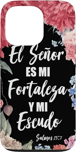 Vista 10 de El Señor ES Mi Fortaleza - Funda con versículo bíblico cristiano español para iPhone 17
