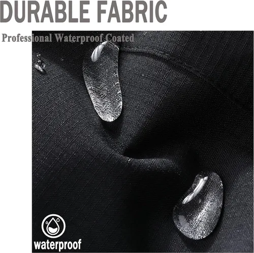 Vista 4 de Chaqueta impermeable y rompevientos para hombre, ligera y transpirable