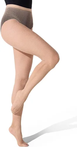 Vista 4 de Capezio Medias Mallas Studio Basics de Red Sin Costuras para Mujer Negro