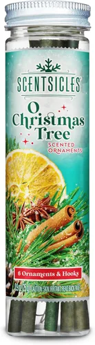Vista 7 de Scentsicles - Varillas aromáticas de adorno de otoño y manzanas, 1 botella (6 varillas en total)