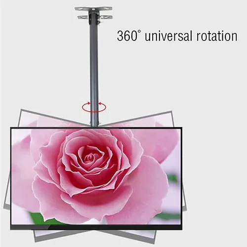 Vista 3 de TV Stand tv Wall Mount TV Ceiling Mount Bracket, Adjustable Height TV Mount, Fits Most 12-32 Inch LED Screen Display, with Loading 66 Lbs(0.85m)
