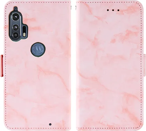 Vista 5 de Asuwish Compatible con Moto Edge Plus y protector de pantalla de vidrio templado, accesorios para celda, soporte de ranura para tarjetero, soporte