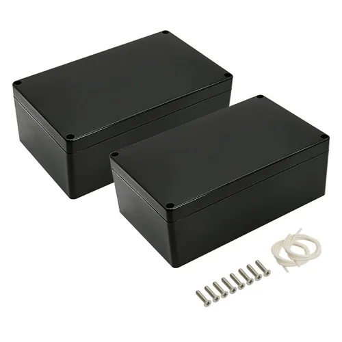 Vista 17 de LeMotech Caja de conexiones eléctricas de plástico ABS Caja de proyectos IP65 impermeable Caja de derivación universal para electrónicas Negro 2.48x