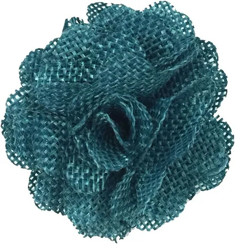 Vista 13 de Wrapables® Shabby Chic - Flor de arpillera de 2 pulgadas de diámetro (juego de 20), gris ceniza