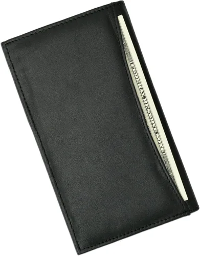 Vista 4 de Marshal Billetera de Cuero Bifold con Bloqueo RFID para Hombres y Mujeres Soporte de Cuero Genuino con 19 Ranuras, 2 Compartimentos para Billetes