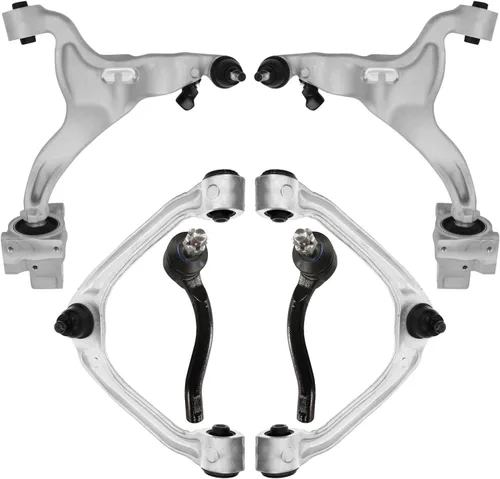 Vista 168 de Detroit Axle - Kit de extremo delantero para Chrysler 300 Dodge Charger 2011-2023 Challenger, 2 Lower Rearward Control Arms 2 Outer Tie Rods 2