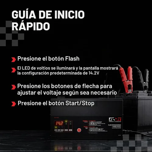 Vista 6 de Schumacher Electric DSR Pro, Cargador de Batería de Coche de 100A de Servicio Profesional y Fuente de Alimentación, Modo de Servicio, Reprogramación