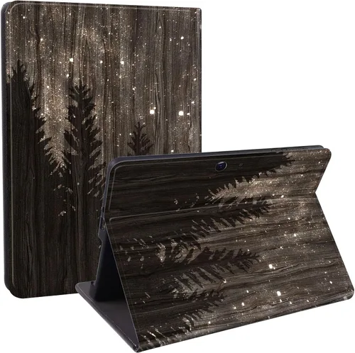 Vista 13 de Funda diseñada para Microsoft Surface Pro 11/10/9, protección ligera, múltiples ángulos, piel sintética, delgada, con función de encendido y apagado