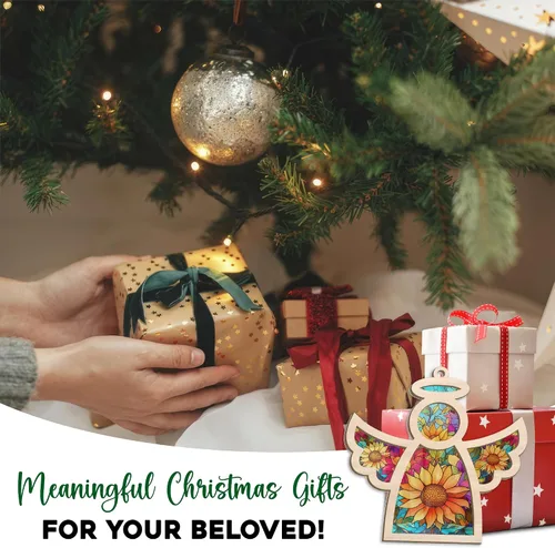 Vista 8 de AXIARA Adorno Navideño Conmemorativo de Aborto Espontáneo - Captasol de Ángel Guardián Adornos Navideños 2025 - Regalos de Condolencias por