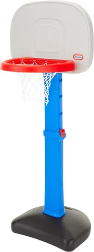 Vista 6 de Little Tikes – juego de baloncesto EasyScore, 3 balones de básquetbol, Azul