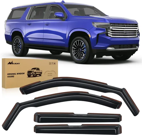 Vista 9 de Nilight Visor de Ventana Compatible con Chevy Silverado 1500/Avalanche 2007 2008 2009 2010 2011 2012 2013 GMC Sierra 1500/Silverado/Sierra