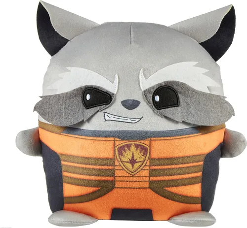 Vista 7 de Mattel Marvel Cuutopia - Figura de peluche, muñeca de almohada redonda suave Groot de 10 pulgadas, juguete coleccionable inspirado en el personaje
