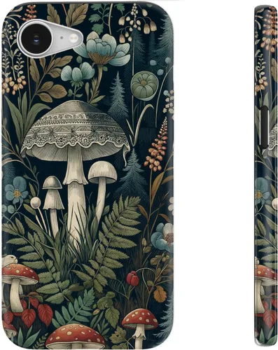Vista 102 de bemal Funda para iPhone 12 Mini, estética, vintage, floreciente, peonía, concha, femenina, compatible con MagSafe, moderna, única, moderna, moderna