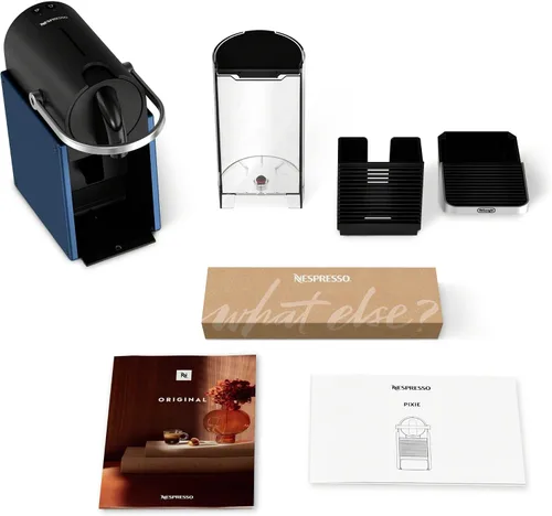 Vista 6 de Máquina de café expreso Pixie de Nespresso por De'Longhi, Azul Oscuro