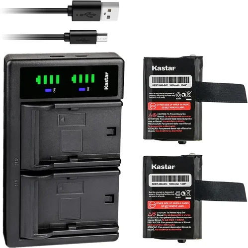 Vista 5 de Kastar Cargador de batería USB M53617 LTD2 compatible con Motorola TLKR T40 TLKR T41 TLKR T50 TLKR T61 TLKR T80 TLKR T81 T100 T100TP TLKR T80 Extreme