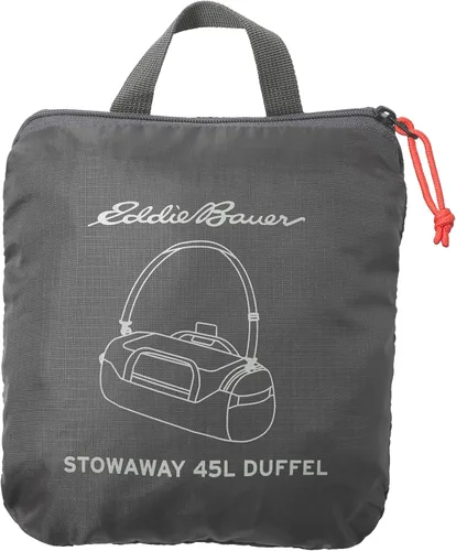 Vista 4 de Eddie Bauer Stowaway - Bolsa de lona plegable (45 litros), hecha de poliéster Ripstop