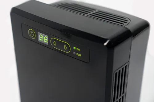 Vista 3 de LOCKDOWN Deshumidificador automático con funcionamiento silencioso, manguera de drenaje y controles de autonomitorización para control de humedad