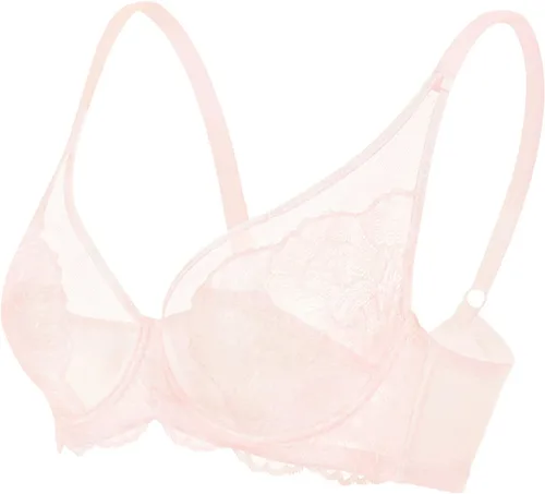 Vista 5 de HSIA Minimizer Bra for Women Full Coverage Lace Plus Size Compression Bra Unlined Bras with Underwire