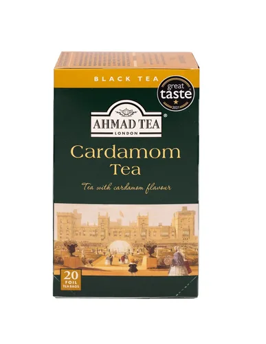 Vista 3 de Ahmad Tea Té de cardamomo, 20 unidades (paquete de 6)