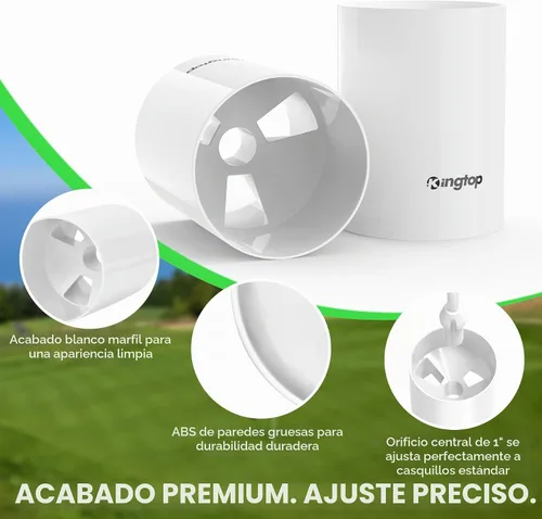 Vista 4 de KINGTOP - Copa de hoyo de golf – Cumple con las regulaciones PGA/USGA, accesorios de golf para práctica de putting green en el patio trasero Copa