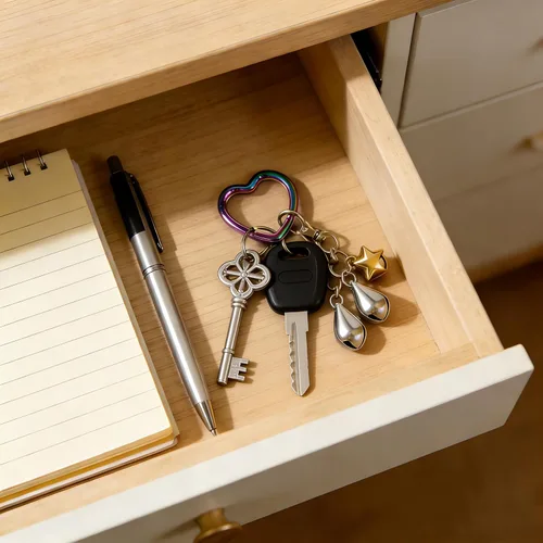 Vista 8 de 10pcs Key Chains Rings