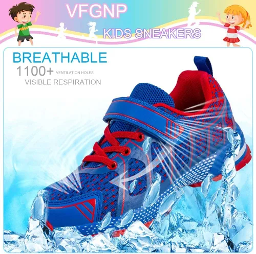 Vista 3 de VFGNP Sneakers for Boys and Girls, Kids Tennis Running Shoes, Lightweight Breathable Sport Athletic Shoe