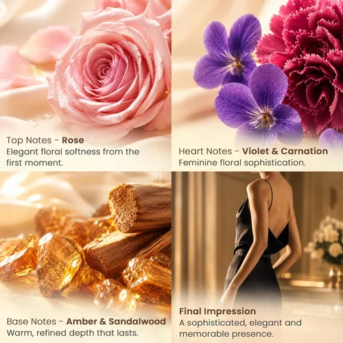 Vista 3 de Zermat, Perfume para mujer, estatus, floral - aroma floral 2.02 onzas líquidas
