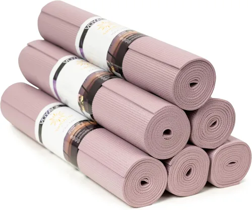 Vista 20 de Voyage - Tapete de yoga a granel, paquete de 6, 72 x 24 pulgadas, esterillas de yoga profesionales para estudio y gimnasio, 0.197 in de grosor