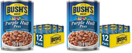 Vista 13 de BUSH'S BEST Guisantes Blackeye enlatados de 15.8 onzas, fuente de proteína y fibra a base de plantas, bajo en grasa, sin gluten, (paquete de 12)