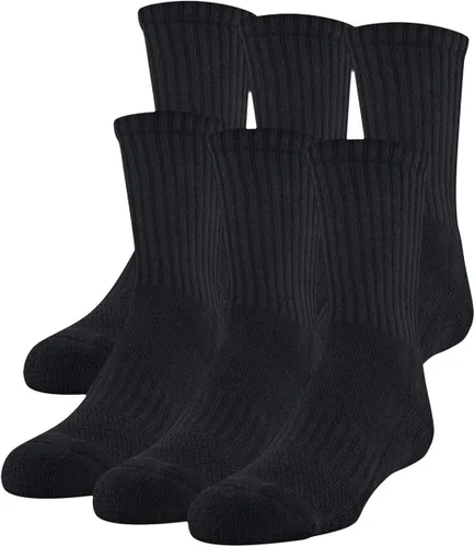 Vista 2 de Under Armour - Calcetines de algodón para niños 6 pares
