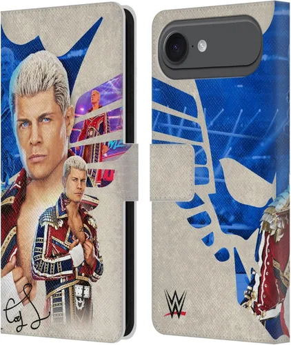 Vista 45 de Head Case Designs Funda con licencia oficial de la WWE American Nightmare Flag Cody Rhodes compatible con Apple iPhone 11