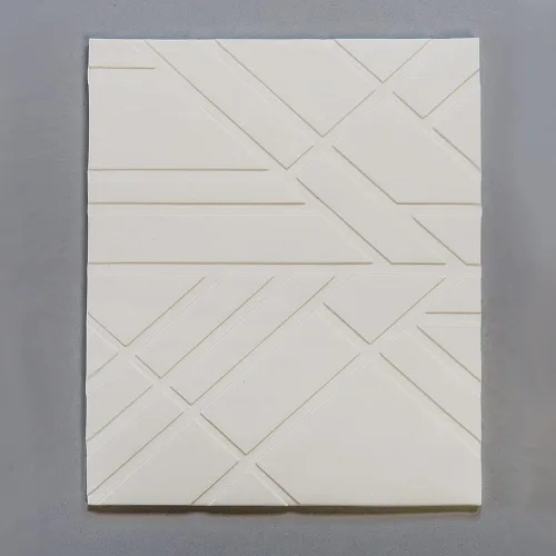 Vista 2 de Sculpey Tools - Juego de sábanas de textura geométrica, juego de 2 piezas reutilizable, ideal para todo tipo de manualidades, arcilla polimérica